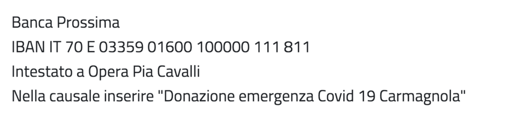 donazioni ospedale Ospedale San Lorenzo
